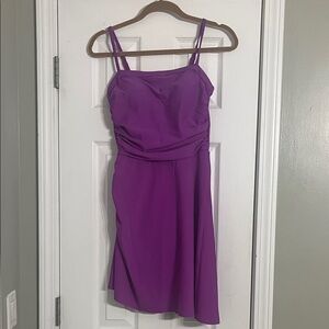 Elegant Purple Women's Swim Dress